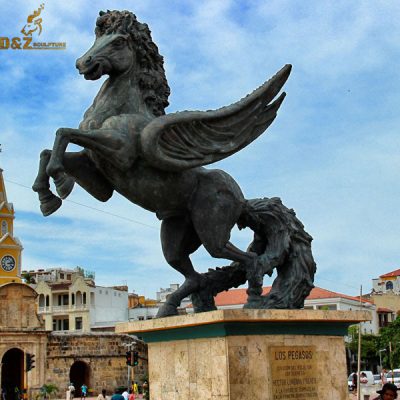horse statue with wing