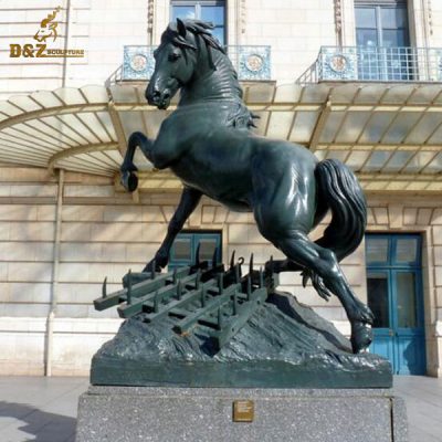 bronze statues of horses