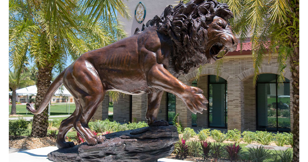 casting bronze large lion statues for sale