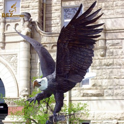 bronze outdoor decorative eagle for sale