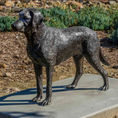 labrador dog sculpture metal animals for sale