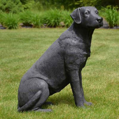 garden-custom made labrador statue