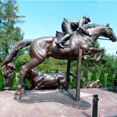 brass racing horse for sale