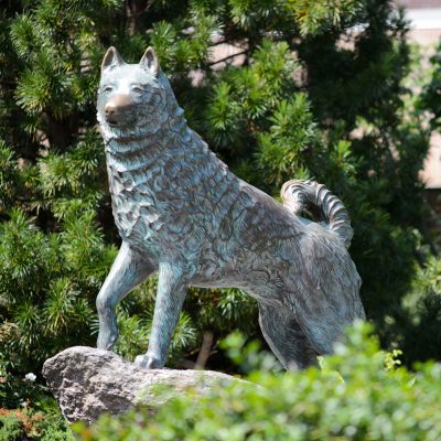 husky statue for sale