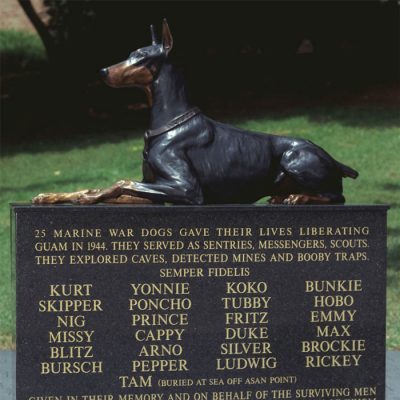 doberman war dog memorials