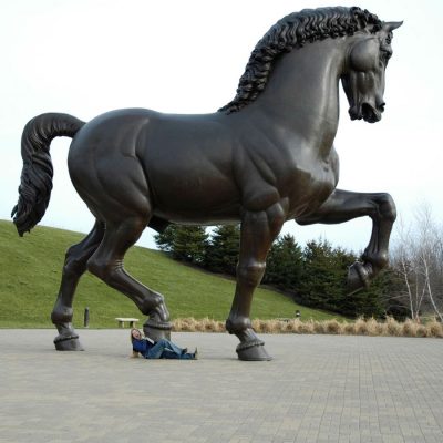 high quality cast bronze horse statue artist