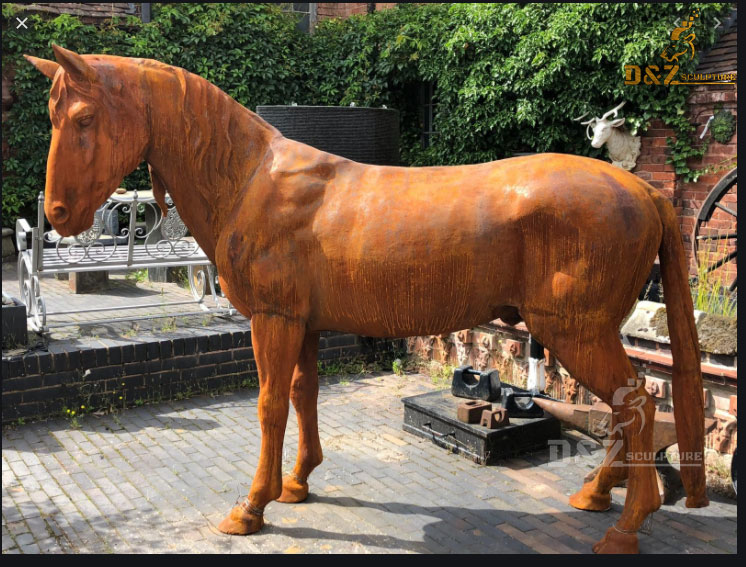 Custom made all kinds of casting iron animal horse garden sculptures for  sale | Custom made animal statues manufacturer