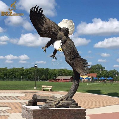custom metal crafts home garden animals bronze wall carvings eagle flying sculpture