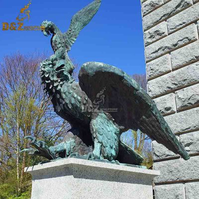 bronze metal eagle statue for sale