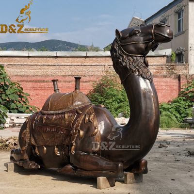 We have mold best quality garden metal decoration antique camel statue DZC-D641